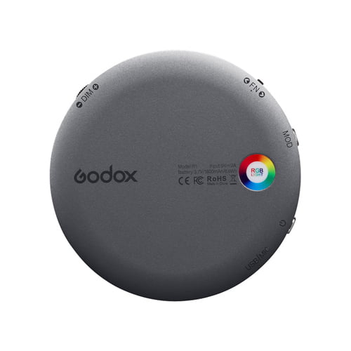 Godox-R1-Round-Magnetic-RGB-Mini-Creative-LED-Video-Light-Grey-Online-Buy-Mumbai-India-4 - Hey Jimmy